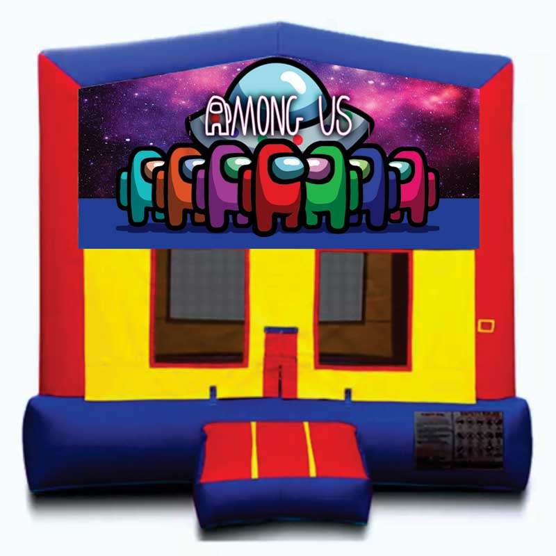 Among Us Banner Bounce House